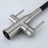 Смеситель для кухни Gappo G4399-65 Сатин Черный нержавеющая сталь