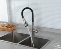Смеситель для кухни Gappo G4399-65 Сатин Черный нержавеющая сталь