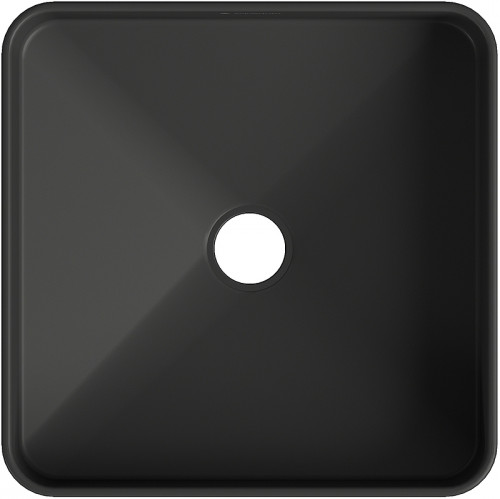 Раковина-чаша Aqueduto Espiral 37 ESP0340 Черная матовая фарфор накладная