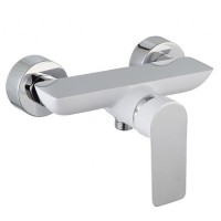 Смеситель для душа Aquanet Arctic AF520-30СW Хром Белый латунь на стену