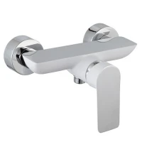 Смеситель для душа Aquanet Arctic AF520-30СW Хром Белый латунь на стену