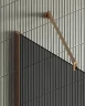 Душевая перегородка Maybah Glass MGD-705-2ш 690х1950 в широком профиле Бронза стекло графитовое