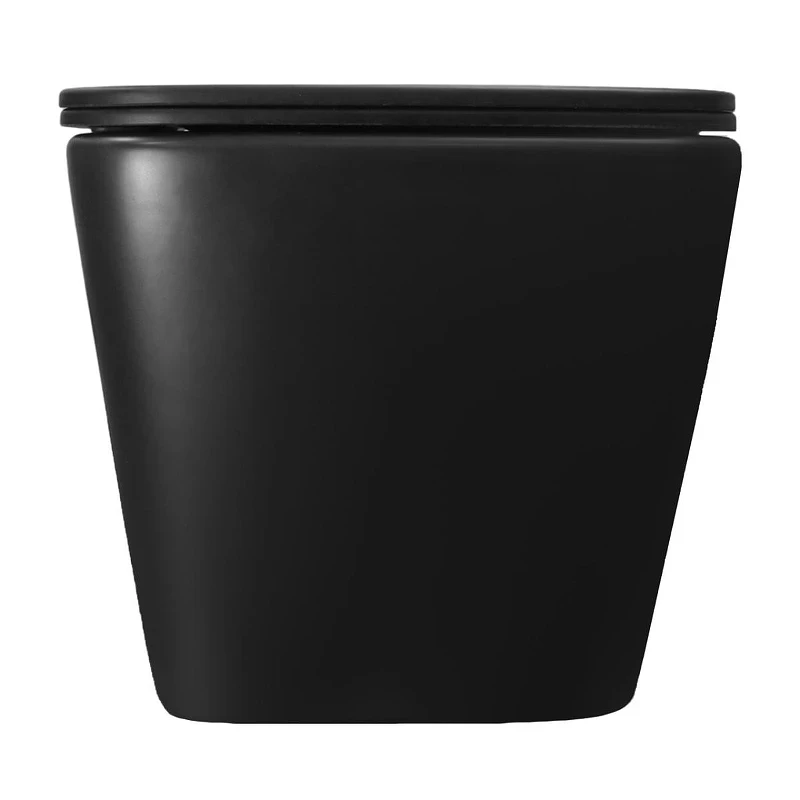 Унитаз Azario Dezi Black AZ-W05-SB подвесной цвет Черный матовый с сиденьем Микролифт