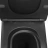 Унитаз Azario Dezi Black AZ-W05-SB подвесной цвет Черный матовый с сиденьем Микролифт