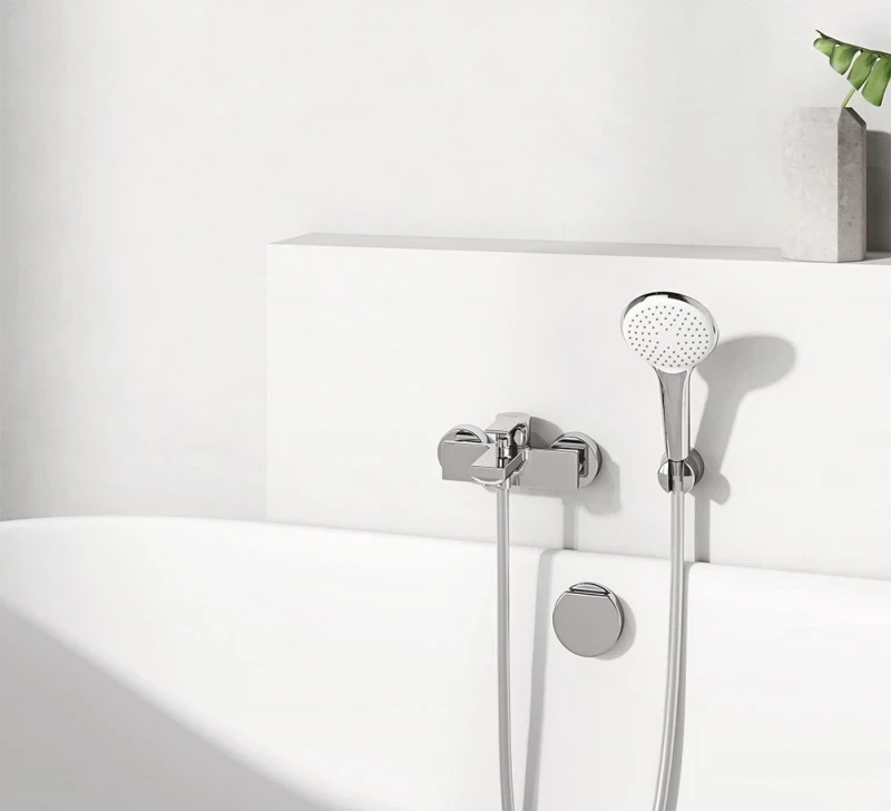 Смеситель для ванны Kludi Zenta SL 486700565 Хром латунь на стену