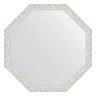 Зеркало Evoform Octagon 63х63 BY 3958 в багетной раме - Чеканка белая 46