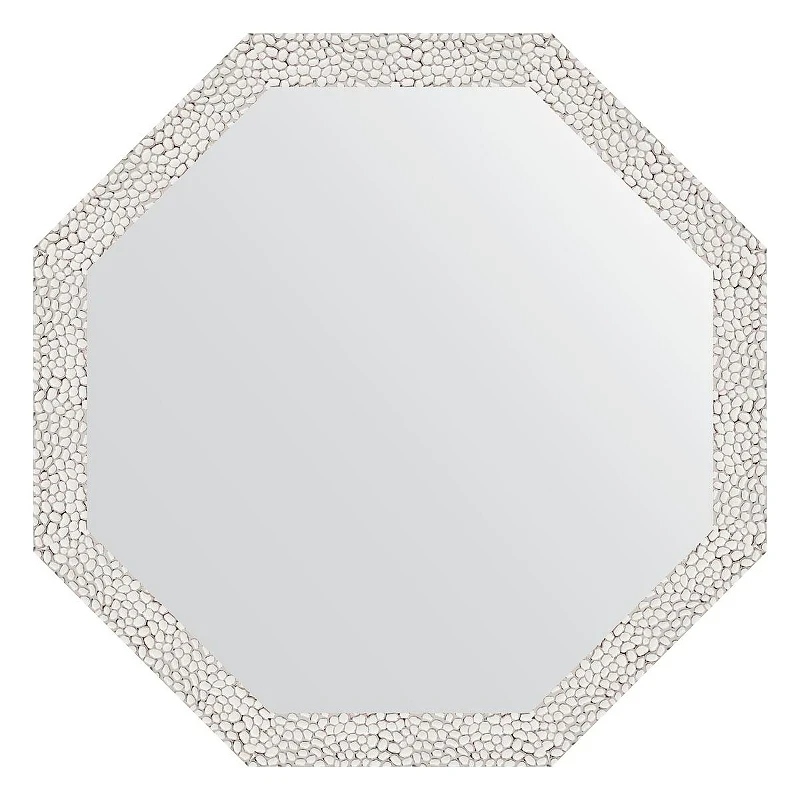 Зеркало Evoform Octagon 63х63 BY 3958 в багетной раме - Чеканка белая 46