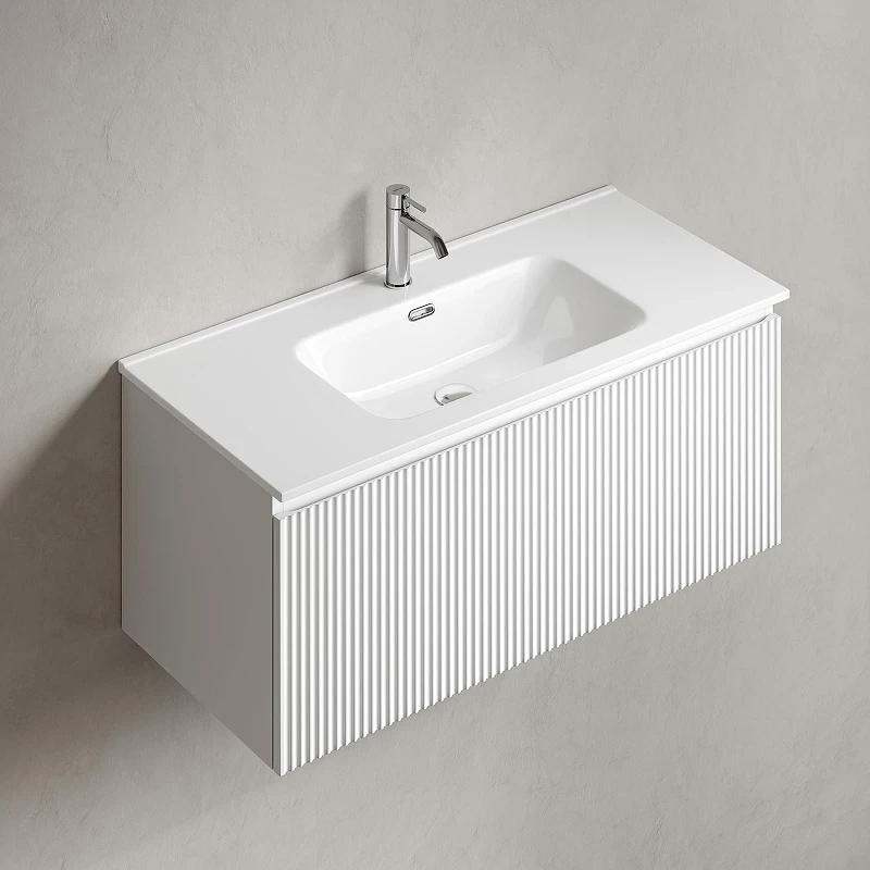 Тумба под раковину Sancos Snob R 1.0 100 SNR1.0100W подвесная цвет Bianco