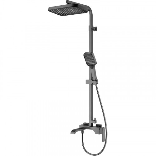 Душевая система Raglo R02.24.09 Графит матовый латунь на стену