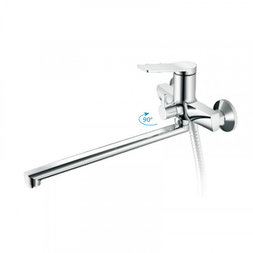Смеситель для ванны Haiba HB22572 универсальный Хром на стену