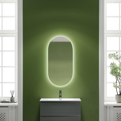 Зеркало Sancos Oval 55 OV55C с подсветкой с сенсорным выключателем и диммером