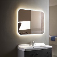 Зеркало Континент Demure 900х800 ЗЛП880 с подсветкой с сенсорным выключателем стекло
