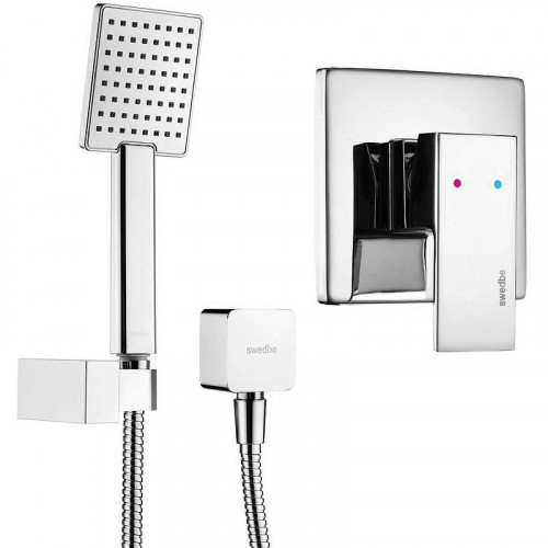 Смеситель для душа Swedbe Platta 5534 Хром латунь встраиваемый