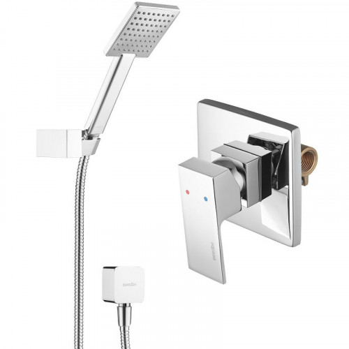 Смеситель для душа Swedbe Platta 5534 Хром латунь встраиваемый