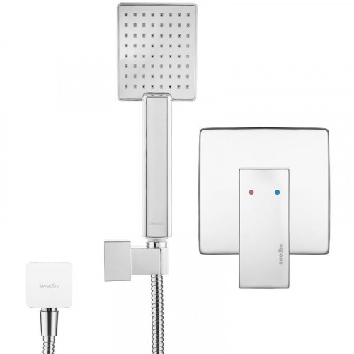 Смеситель для душа Swedbe Platta 5534 Хром латунь встраиваемый
