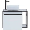 Тумба под раковину Aquanet Nova Lite Loft 75L 261650 подвесная Белый глянец МДФ / ЛДСП
