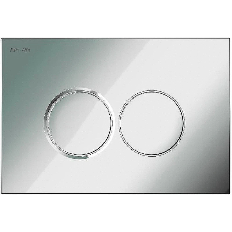 Комплект унитаза с инсталляцией AM.PM Sense FlashClean IS100151.741701 с сиденьем Микролифт и клавишей смыва Хром глянцевый фарфор подвесной