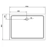 Душевой поддон из стеклокомпозита Cezares Tray SMC 170x80 TRAY-M-AH-170/80-35-W Белый