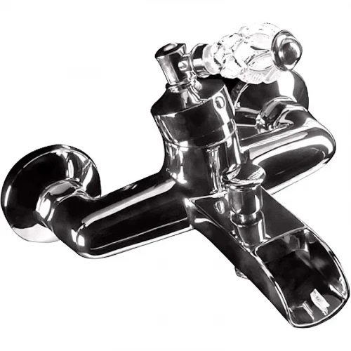 Смеситель для ванны Boheme Vogue Crystal 223-CRST Хром латунь на стену