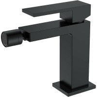Смеситель для биде Boheme Qubic 476-B Черный матовый латунь