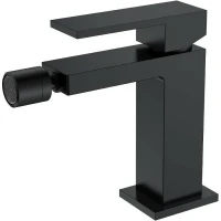 Смеситель для биде Boheme Qubic 476-B Черный матовый латунь