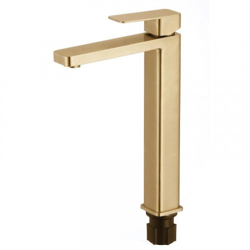 Смеситель для раковины Fmark FS8711C цвет Золото матовое