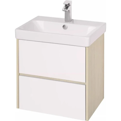 Тумба под раковину Aquaton Сканди 55 1A251701SDB20 подвесная Белый Дуб верона МДФ / ЛДСП