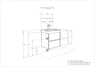 Тумба под раковину Aquaton Сканди 55 1A251701SDB20 подвесная Белый Дуб верона МДФ / ЛДСП