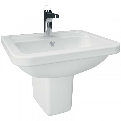 Раковина Creavit Key 50 KY050-00CB00E-0000 Белая фарфор подвесная