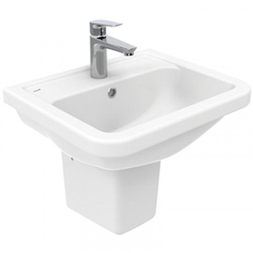 Раковина Creavit Key 50 KY050-00CB00E-0000 Белая фарфор подвесная
