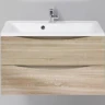 Тумба под раковину BelBagno Marino 80 MARINO-800-2C-SO-WO-P подвесная Rovere Bianco МДФ / ЛДСП