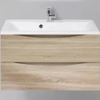 Тумба под раковину BelBagno Marino 80 MARINO-800-2C-SO-WO-P подвесная Rovere Bianco МДФ / ЛДСП