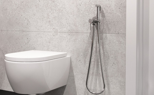 Гигиенический душ со смесителем Excellent Pi Arex AREX.1204CR Хром латунь на стену