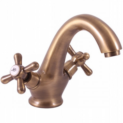 Смеситель для раковины Rav Slezak Morava retro MK128.5SM Бронза латунь