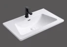 Раковина Royce Pro 80 RCW-140580WH Белая фаянс полувстраиваемая