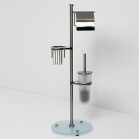 Напольная стойка WasserKRAFT Ammer K-1236 Хром матовый