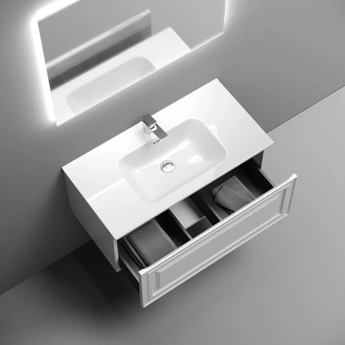 Тумба под раковину Sancos Very 90 VR90W подвесная Bianco