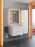 Шкаф пенал Uperwood Modul 33 2930205201 подвесной цвет Белый матовый