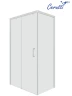 Душевой уголок Ceruttispa Vito 110x80 L 12023 профиль цвет Хром стекло прозрачное