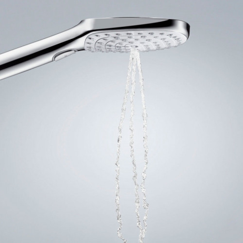 Душевая лейка Hansgrohe Raindance Select Е 26520400 Хром Белый пластик