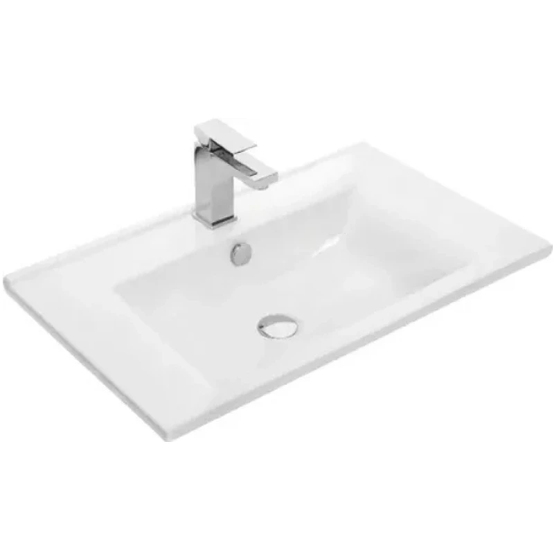Тумба с раковиной Aquanet Модена 65 212661 подвесная Белый глянец МДФ / ЛДСП