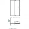 Душевой уголок WasserKRAFT Berkel 120x100 48P10 профиль Хром стекло прозрачное