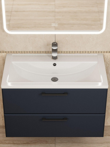 Раковина Uperwood Foster 80 291020342 цвет Белый глянцевый