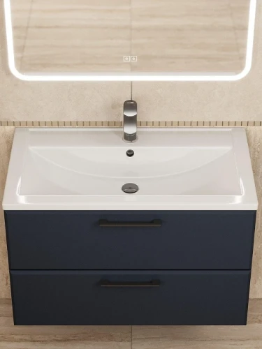 Раковина Uperwood Foster 80 291020342 цвет Белый глянцевый