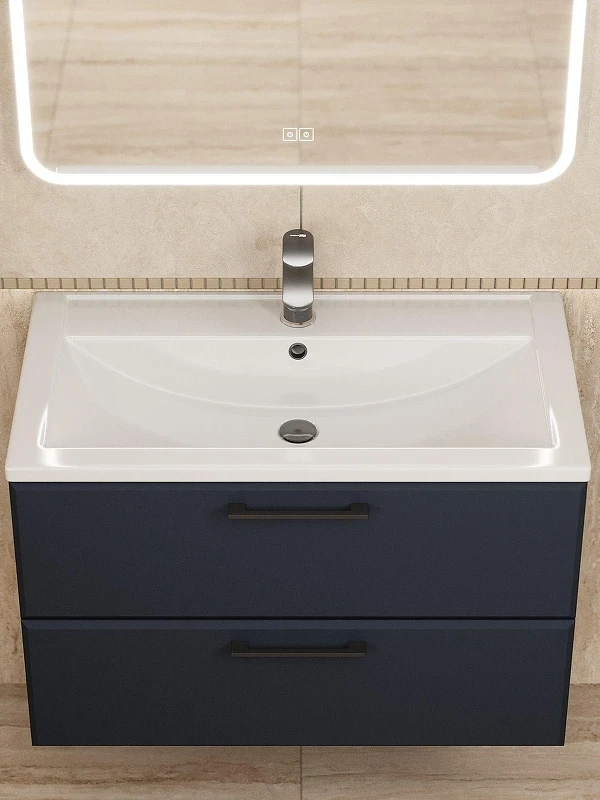 Раковина Uperwood Foster 80 291020342 цвет Белый глянцевый