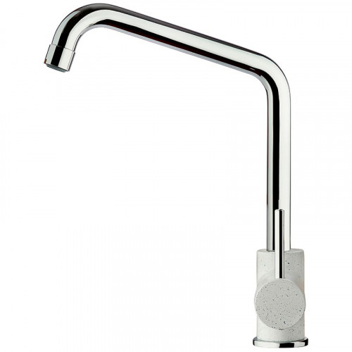 Смеситель для кухни Paini Cox 7890572CR599H1KM Белый матовый Хром