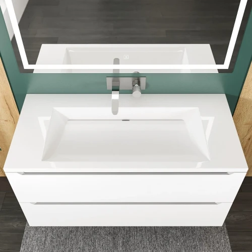 Раковина Uperwood Infinity 100 RInfinity100wg0 цвет Белый глянцевый