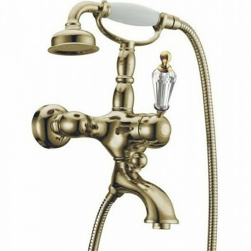 Смеситель для ванны Boheme Medici Ripresa 303-SW Бронза латунь на стену