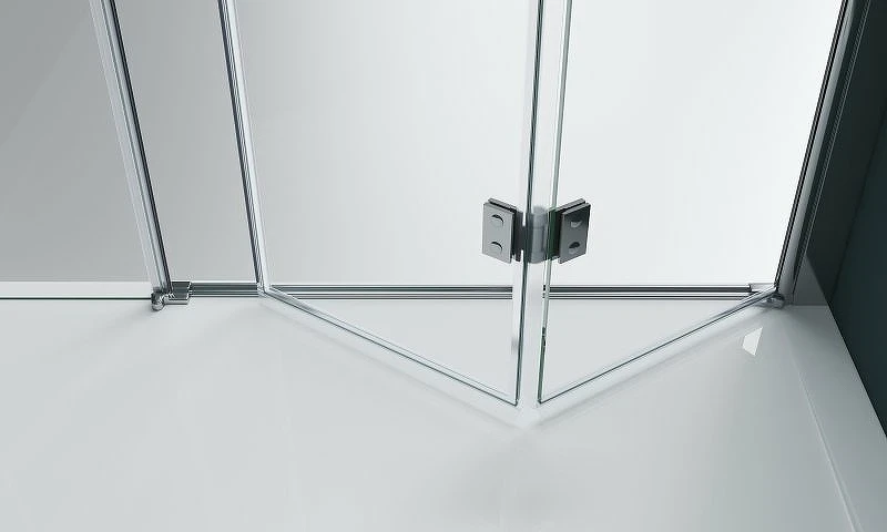 Душевая дверь BelBagno Albano 190 ALBANO-BS-13-90+100-C-Cr профиль Хром стекло прозрачное