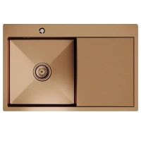 Кухонная мойка Mixline Pro 78 L 552921 цвет Бронза